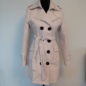 Lanhuacao Double Breasted Trench Coat